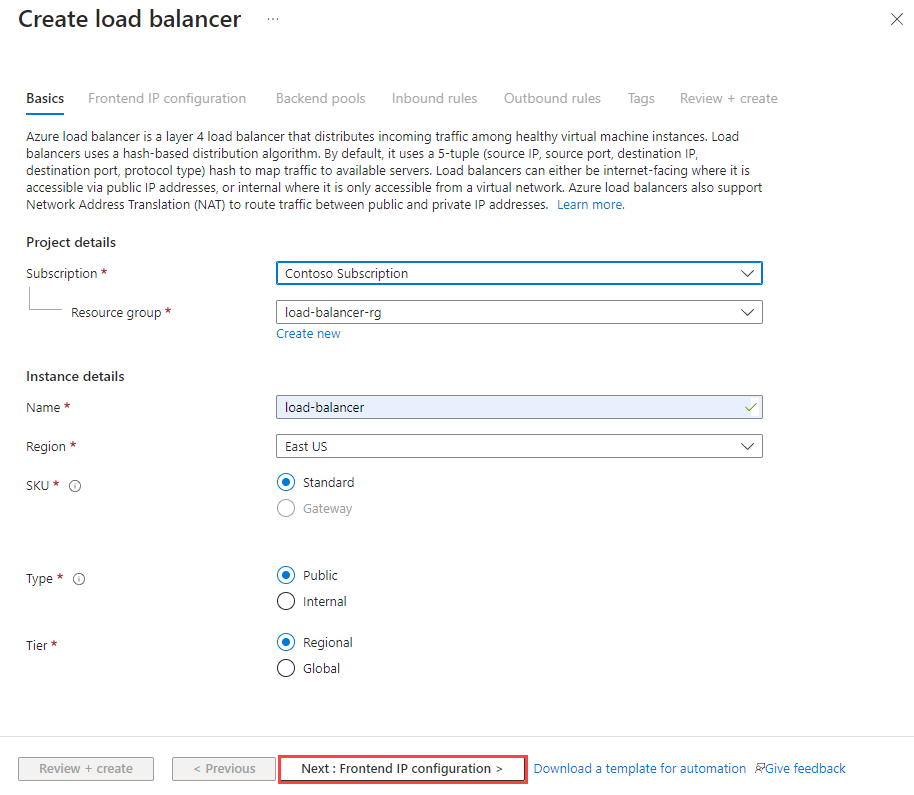 Azure Load Balancer