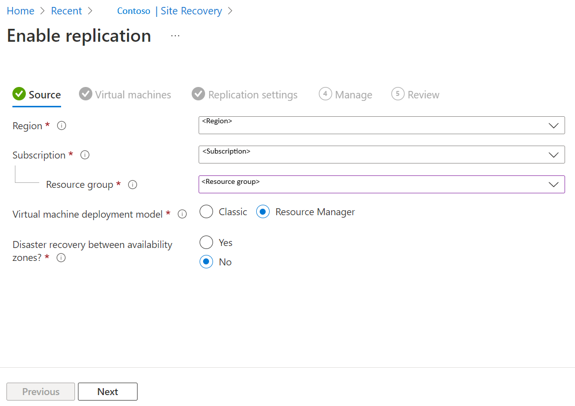 Azure Site Recovery