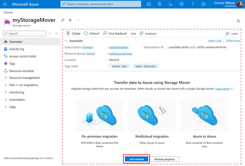 Azure Storage Mover