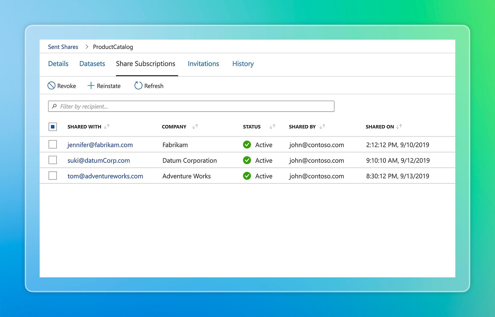 Azure Data Share