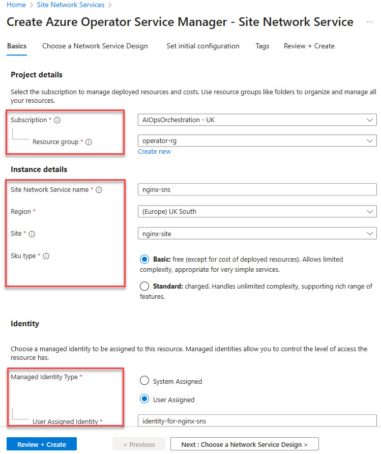 Azure Operator Service Manager