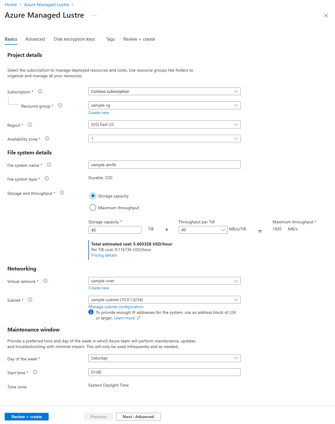 Azure Managed Lustre