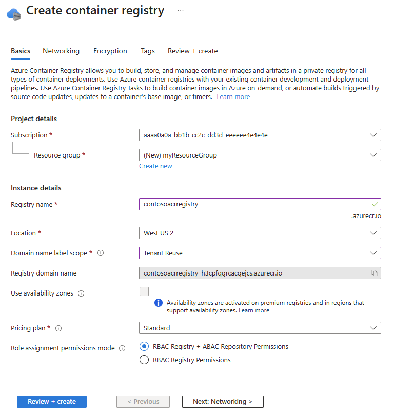 Azure Container Registry