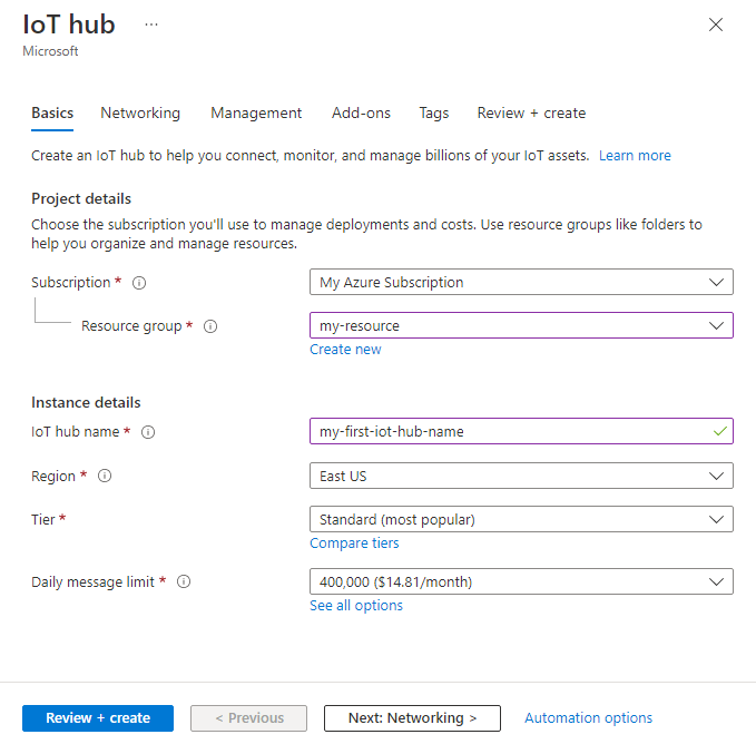 Azure IoT Hub