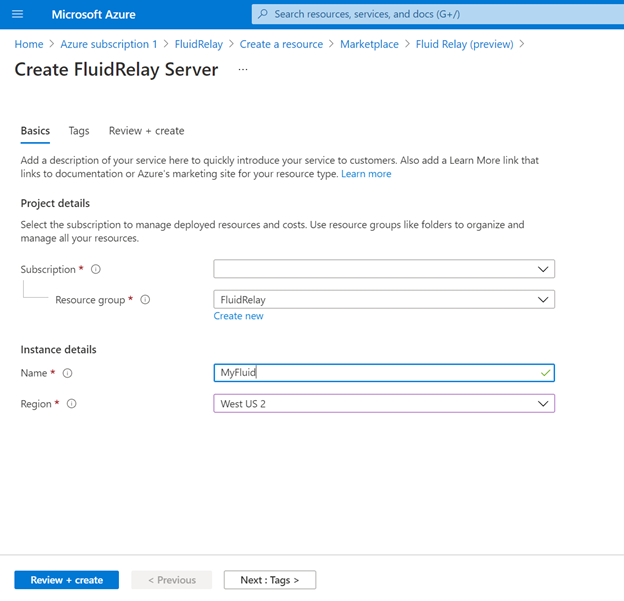 Azure Fluid Relay