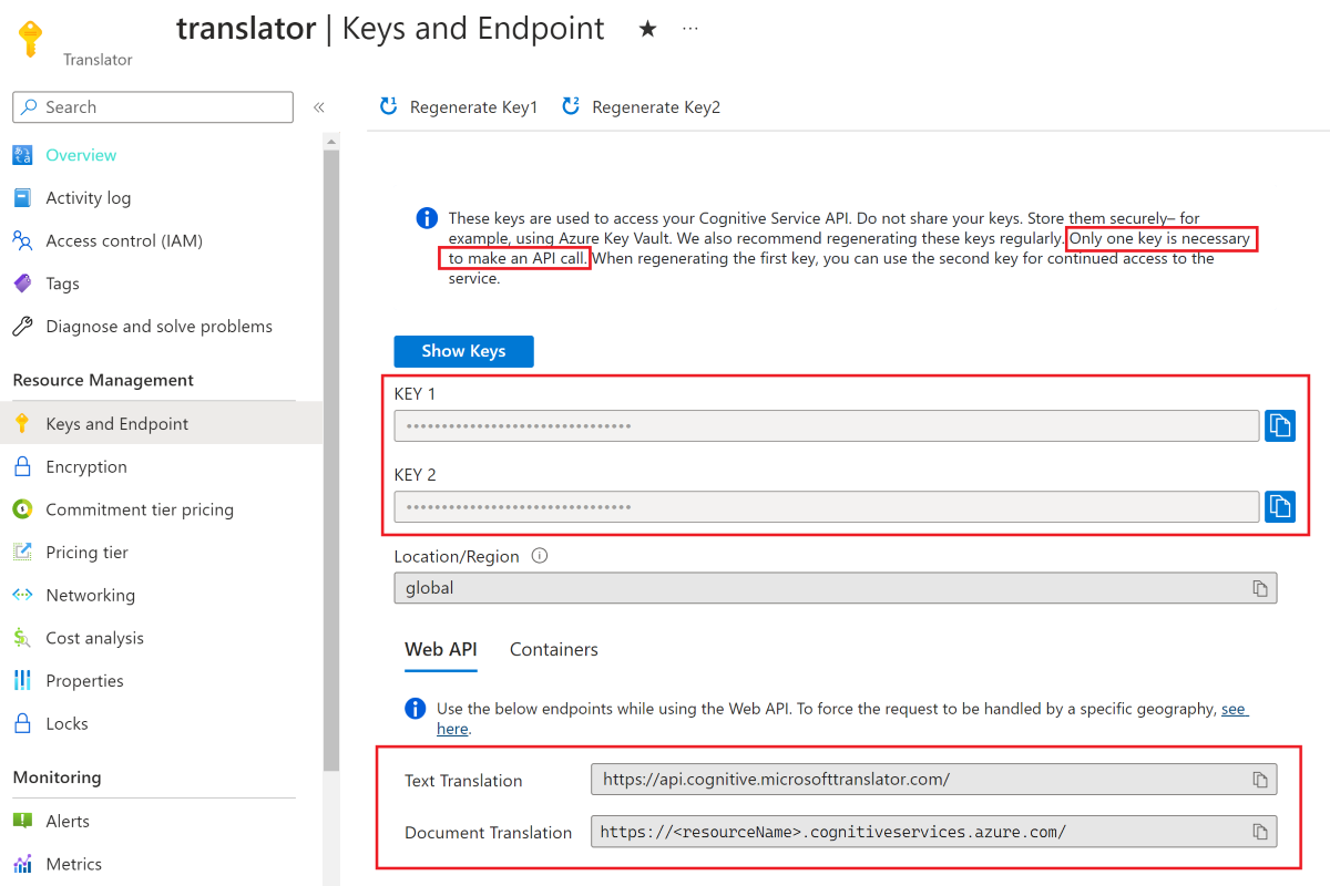 Azure Translator