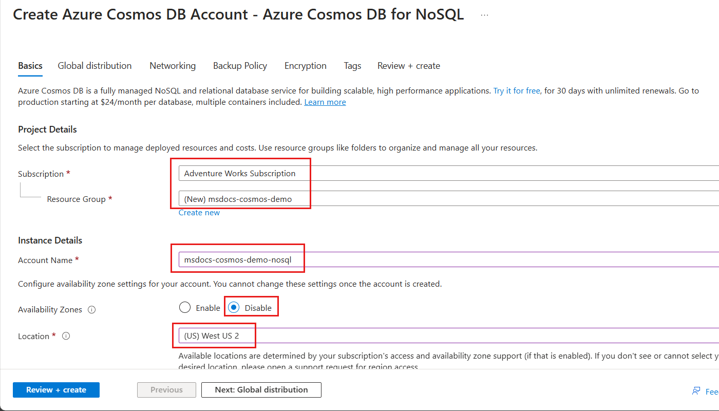 Azure Cosmos DB