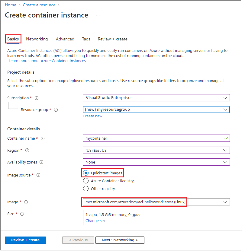Azure Container Instances