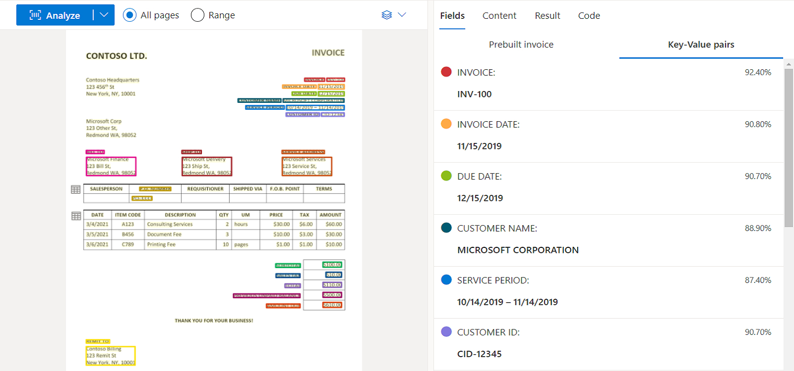 Azure AI Document Intelligence